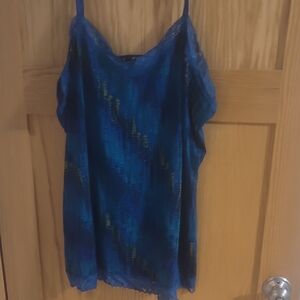 Fashion Bug Blue and Green Camisole